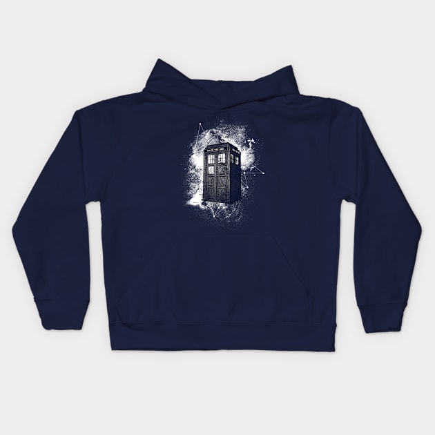 Police Box Kids Hoodie by FanFreak